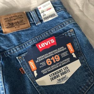 COPY - NWT Vintage Orange Tab Levi’s 619 Straight 33x34